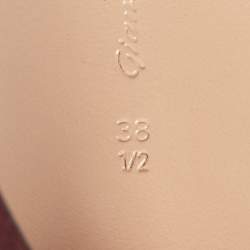 Pre Owned Gianvito Rossi Burgundy Suede Pointed Toe Pumps Size 38.5