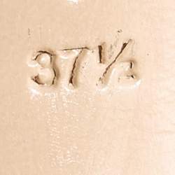 Pre Owned Gianvito Rossi Black Leather and PVC Ankle Cuff Sandals Size 37.5