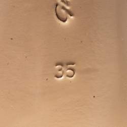 Pre Owned Gianvito Rossi Black Suede and PVC Plexi Pumps Size 35