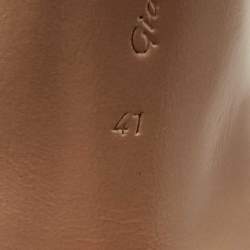 Pre Owned Gianvito Rossi Beige Suede Ankle Strap Sandals Size 41