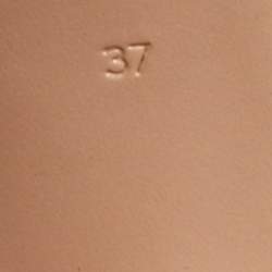 Pre Owned Gianvito Rossi Black Leather Peep Toe Vamp Ankle Booties Size 37