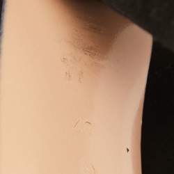 Pre Owned Gianvito Rossi Black Suede Platform Ankle Strap Sandals Size 37