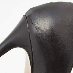 Pre Owned Gianvito Rossi Black Leather Pointed Toe Pumps Size 36