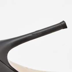 Pre Owned Gianvito Rossi Black Leather Pointed Toe Pumps Size 36