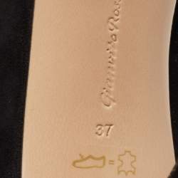 Pre Owned Gianvito Rossi Black Suede Gianvito Pumps Size 37