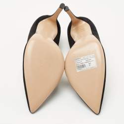 Pre Owned Gianvito Rossi Black Suede Gianvito Pumps Size 37