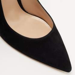 Pre Owned Gianvito Rossi Black Suede Gianvito Pumps Size 37