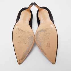 Pre Owned Gianvito Rossi Black Suede Gianvito Pumps Size 38