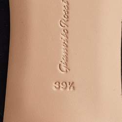 Pre Owned Gianvito Rossi Black Suede Fanny Pointed-Toe Mules Size 39.5