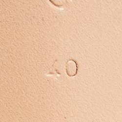 Pre Owned Gianvito Rossi Red Satin And Plisse-Cuff Belvedere Sandals Size 40