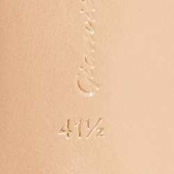 Pre Owned Gianvito Rossi Black Patent Leather Ankle Strap Sandals Size 41.5