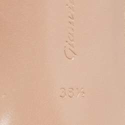 Pre Owned Gianvito Rossi Beige Suede Vamp Boots Size 38.5