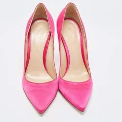 مملوكة مسبقًا Gianvito Rossi Pink Satin Gianvito 105 Pumps Size 36