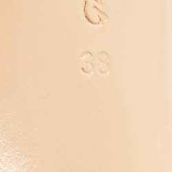 Pre Owned Gianvito Rossi Black Leather and PVC Plexi Pointed Toe Pumps Size 38