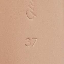 Pre Owned Gianvito Rossi Silver Leather Crystal Embellished Tennis Sandals Size 37