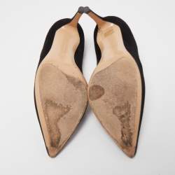 Pre Owned Gianvito Rossi Black Suede Gianvito Pumps Size 37