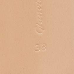 Pre Owned Gianvito Rossi Brown Leather Slingback Pumps Size 38