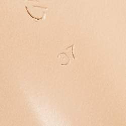 Pre Owned Gianvito Rossi Black Patent Leather Ribbon Slingback Sandals Size 37