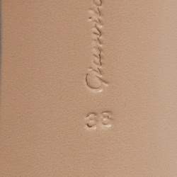 Pre Owned Gianvito Rossi Black Suede Lace Up Sandals Size 38