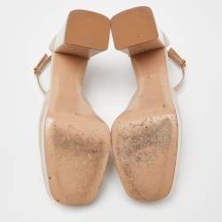 Gianvito Rossi Beige Vian Platform Pumps Size 39.5