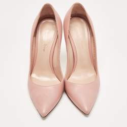 Gianvito Rossi Pink Leather Gianvito Pumps Size 36