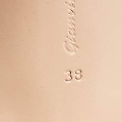 Pre Owned Gianvito Rossi Transparent PVC Elle Slide Sandals Size 38