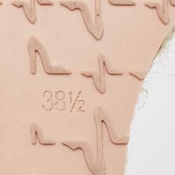 Pre Owned Gianvito Rossi Brown Suede Ankle Tie Espadrille Sandals Size 38.5