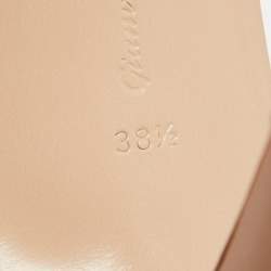 Pre Owned Gianvito Rossi Transparent PVC Elle Slide Sandals Size 38.5