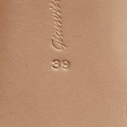 Pre Owned Gianvito Rossi Beige Leather Gianvito 105 Pumps Size 39.5