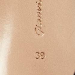 Pre Owned Gianvito Rossi Black Suede Vamp Booties Size 39