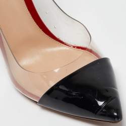 Gianvito Rossi Multicolor PVC and Patent Plexi Pumps Size 39.5