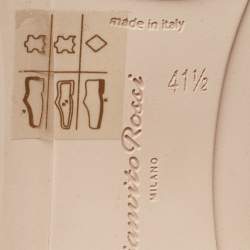 Pre Owned Gianvito Rossi Beige Leather Dylan Ankle Boots Size 41.5