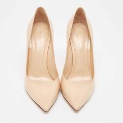 Gianvito Rossi Beige Patent Leather Gianvito Pumps Size 40