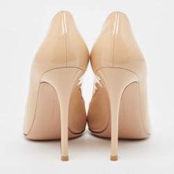 Gianvito Rossi Beige Patent Leather Gianvito Pumps Size 40