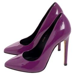 Gina Purple Patent Leather Pumps Size 36
