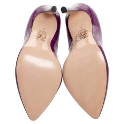 Gina Purple Patent Leather Pumps Size 36