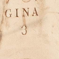 مملوكة مسبقًا Gina Black Crystal Embellished Satin Ballet Flats Size 36