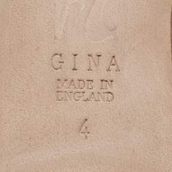 Gina Brown Python Leather Cordelia Flat Slides Size 37