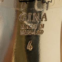 Pre Owned Gina Mustard Patent Leather T-Strap Platform Sandals Size 37