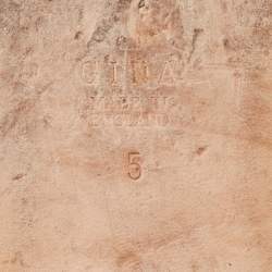 مملوكة مسبقًا Gina Silver/Black Crystal Embellished Leather Thong Flats Size 38