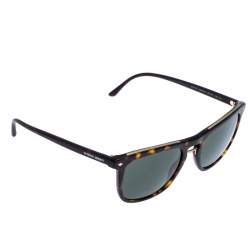 Pre Owned Giorgio Armani Brown/Green Tortoise AR8107 Wayferer Sunglasses