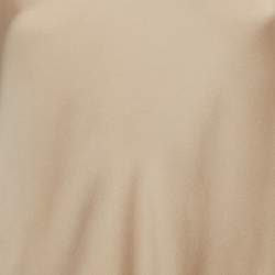 Giorgio Armani Beige Satin Silk Sleeveless Top M