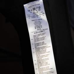 Pre Owned Giorgio Armani Navy Blue Wool Knit Jacket M