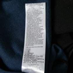 Pre Owned Giorgio Armani Black Stretch Knit Turtleneck Sleeveless Midi Dress M