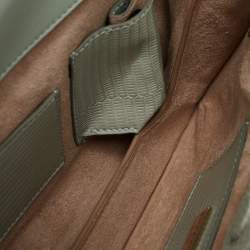 Giorgio Armani Light Green Lizard Chain Clutch