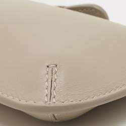 Giorgio Armani Grey Leather Coin Purse