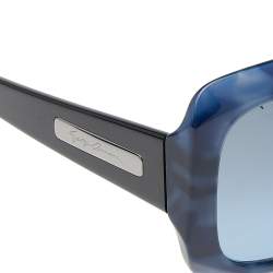 Pre Owned Giorgio Armani Blue Havanna/Blue AR8002 Rectangle Sunglasses