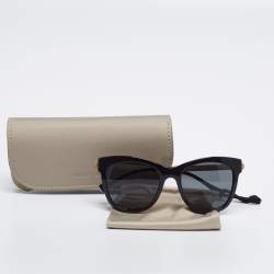 Pre Owned Giorgio Armani Black AR8011 Oval Sunglasses