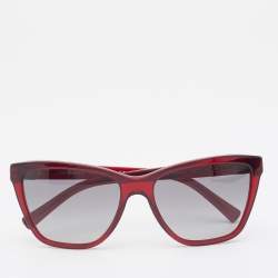 Giorgio Armani Burgundy / Grey Gradient AR 8035 Square Sunglasses