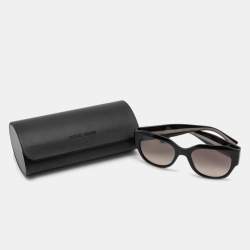 Pre Owned Giorgio Armani Black AR8140 Oversized Sunglasses